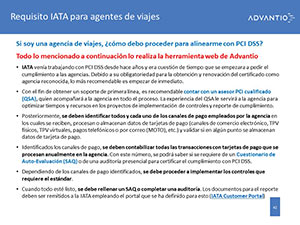 Obtencin de Certificados PCI/DSS necesarios para el mantenimiento de la Licencia IATA.