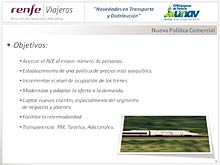 RENFE - Novedades en Transporte y Distribucin