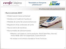 RENFE - Novedades en Transporte y Distribucin