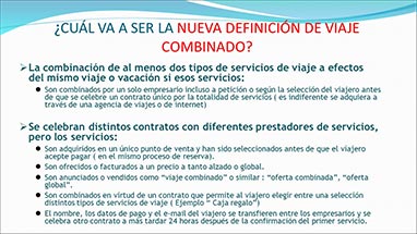 OBLIGACIONES DE LAS AGENCIAS DE VIAJES COMO CONSECUENCIA DE LA TRANSPOSICIN DE LA DIRECTIVA DE VIAJES COMBINADOS