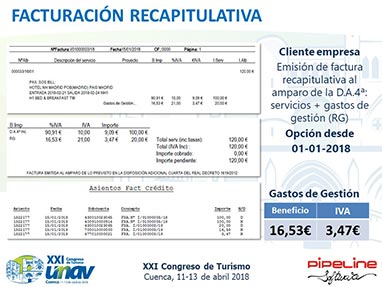 Modificacin de la Disposicin Adicional 4 del Reglamento de Facturacin. Posibilidad de emitir facturas para documentar determinadas operaciones en las que las Agencias de Viajes operan en nombre y por cuenta del proveedor