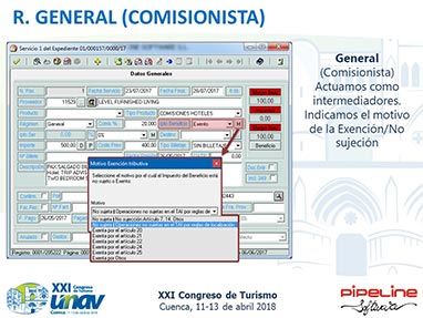 Modificacin de la Disposicin Adicional 4 del Reglamento de Facturacin. Posibilidad de emitir facturas para documentar determinadas operaciones en las que las Agencias de Viajes operan en nombre y por cuenta del proveedor