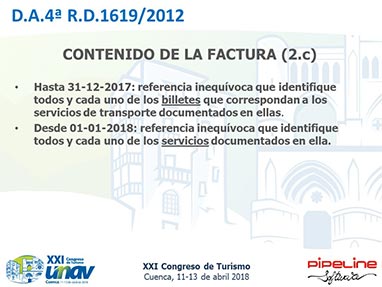 Modificacin de la Disposicin Adicional 4 del Reglamento de Facturacin. Posibilidad de emitir facturas para documentar determinadas operaciones en las que las Agencias de Viajes operan en nombre y por cuenta del proveedor