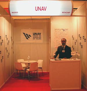 Stand de UNAV en FITUR 2002