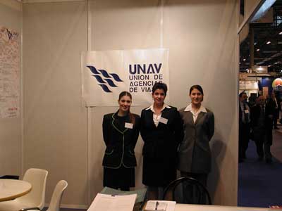 Stand de Unav en Fitur 2003