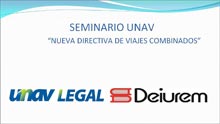 Seminario Unav -Nueva Directiva de Viajes Combinados