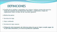 Seminario Unav -Nueva Directiva de Viajes Combinados